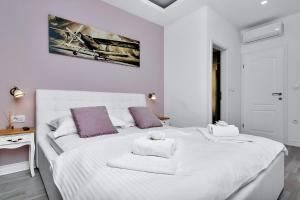 Posteľ alebo postele v izbe v ubytovaní Holiday home Anja