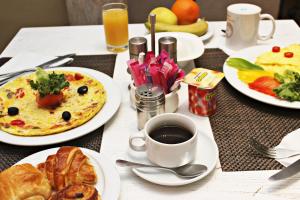 Možnosti snídaně pro hosty v ubytování Les Residences MAMOUNE