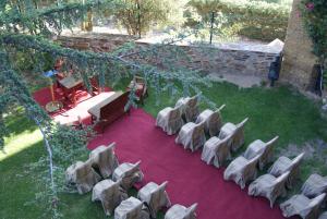 A garden outside Parador de Benavente