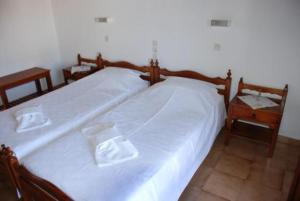 Postel nebo postele na pokoji v ubytování Romantza