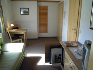Kuchyň nebo kuchyňský kout v ubytování Ferienhaus Höchhäusl
