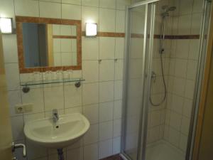 Koupelna v ubytování Ferienhaus Höchhäusl + 37 fotografií