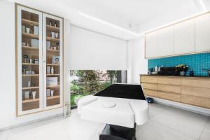 Kuchyň nebo kuchyňský kout v ubytování Hotel Testa