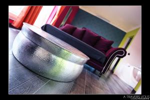 Кът за сядане в V E R O N E - Rooms & Suites - Liège - Rocourt