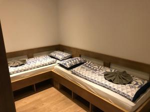 Posteľ alebo postele v izbe v ubytovaní Apartmán Romantika Chopok Juh 10
