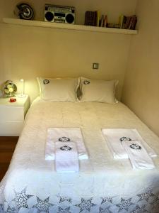 Postel nebo postele na pokoji v ubytování Annex bedroom-Oporto Garden