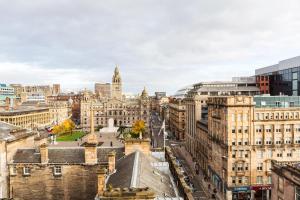 Nespecifikovaný výhled na destinaci Glasgow nebo výhled na město při pohledu z aparthotelu