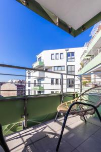 En balkong eller terrasse på Apartament Brandy
