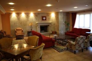 Posezení v ubytování Hotel Abeiras