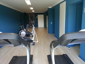 Fitness centrum a/nebo fitness zařízení v ubytování Hotel-Restaurante Jardines La Tejera