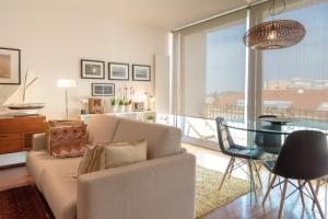 พื้นที่นั่งเล่นของ Porto D´Ouro Apartments