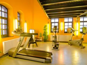 Fitness centrum a/nebo fitness zařízení v ubytování Offenbach Plaza Hotel