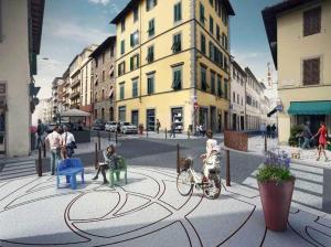 Appartamento Luna 36 in centro a Firenze vendégei