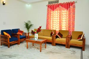 Posezení v ubytování Mojo M Villa -Airport Boutique Hotel