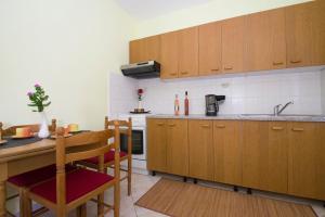 Kuchyň nebo kuchyňský kout v ubytování Holiday Home Pelegrin
