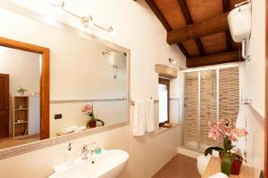 A bathroom at FicOlivo