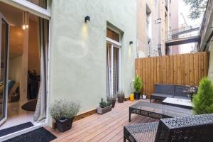 Posezení v ubytování Ruterra Studio with Private Terrace