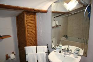 Ett badrum på Casa Leandron