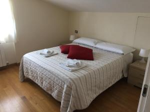 Katil atau katil-katil dalam bilik di Bed&Breakfast Riccio&Lella
