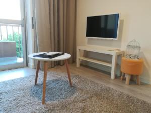 Een TV en/of entertainmentcenter bij Irís Apartment
