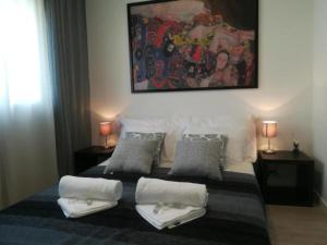 Een zitgedeelte bij Irís Apartment