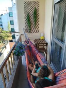 Een balkon of terras bij Irís Apartment