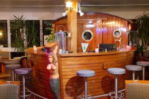 Lounge oder Bar in der Unterkunft Hotel Seeschwalbe