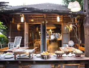 Restaurace v ubytování Eco Resort Chiang Mai