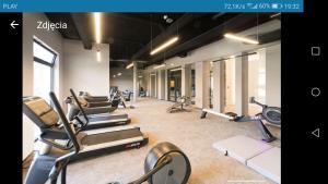 Posilňovňa alebo fitness centrum v ubytovaní Morze Kołobrzeg Basen kryty
