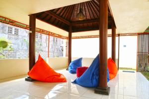 Posezení v ubytování Taste of Bali Hostel
