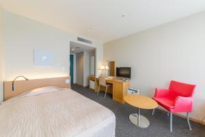 TV a/nebo společenská místnost v ubytování Hotel Landmark Wakayama