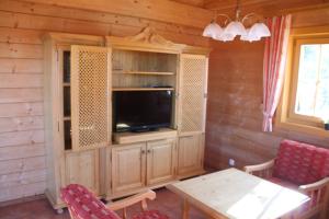 TV a/nebo společenská místnost v ubytování Almhaus Schreibmayer