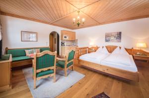 Postel nebo postele na pokoji v ubytování Haus am Platz - Weitgasser
