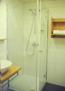 Łazienka w obiekcie Alpenhotel & Aparthotel Lanz