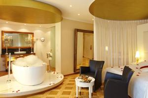 Krevet ili kreveti u jedinici u okviru objekta Hotel des Balances