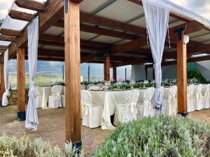 Banquet facilities at the farm stay