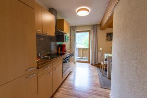 A kitchen or kitchenette at Pension&Appartements Marxenhof