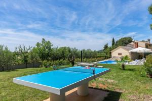Stolný tenis v ubytovaní Stone House Rita with Pool alebo v jeho okolí
