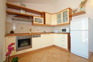Kuchyňa alebo kuchynka v ubytovaní Hella Apartments
