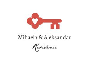a water faucet with a heart and the words mirabela and al at Villa Aleksandar Porec in Poreč