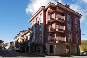Das Gebäude in dem sich das Hotel befindet