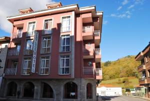 Das Gebäude in dem sich das Hotel befindet