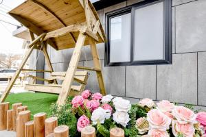 Balkón nebo terasa v ubytování Hotel Maison