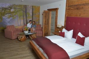 Posteľ alebo postele v izbe v ubytovaní Hotel Restaurant Perschler