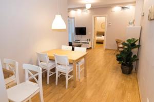 Televízia a/alebo spoločenská miestnosť v ubytovaní Apartamento Melina Arlu - Centro Historico