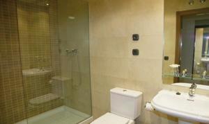 Koupelna v ubytování Hotel Izelai
