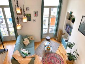 Homelivia, Appart FRIDA, mezzanine, deco raffinee et balcon