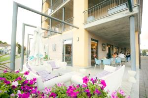 Balkón nebo terasa v ubytování Agorà Hotel