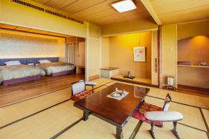 Zona d'estar a Nasu Onsen Sanraku