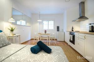 Kuchyň nebo kuchyňský kout v ubytování Hotelito Boutique Cinca